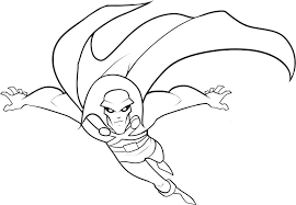 270x187 Martian Manhunter Powerful Coloring Page
