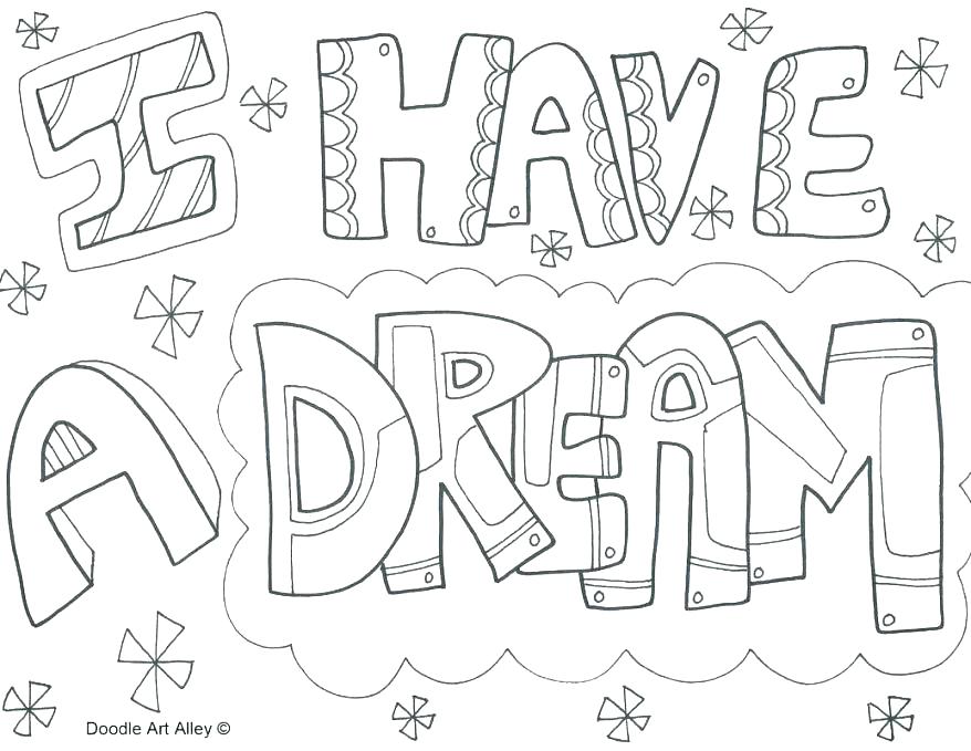 878x679 Martin Luther Coloring Page I Have A Dream Martin King Coloring
