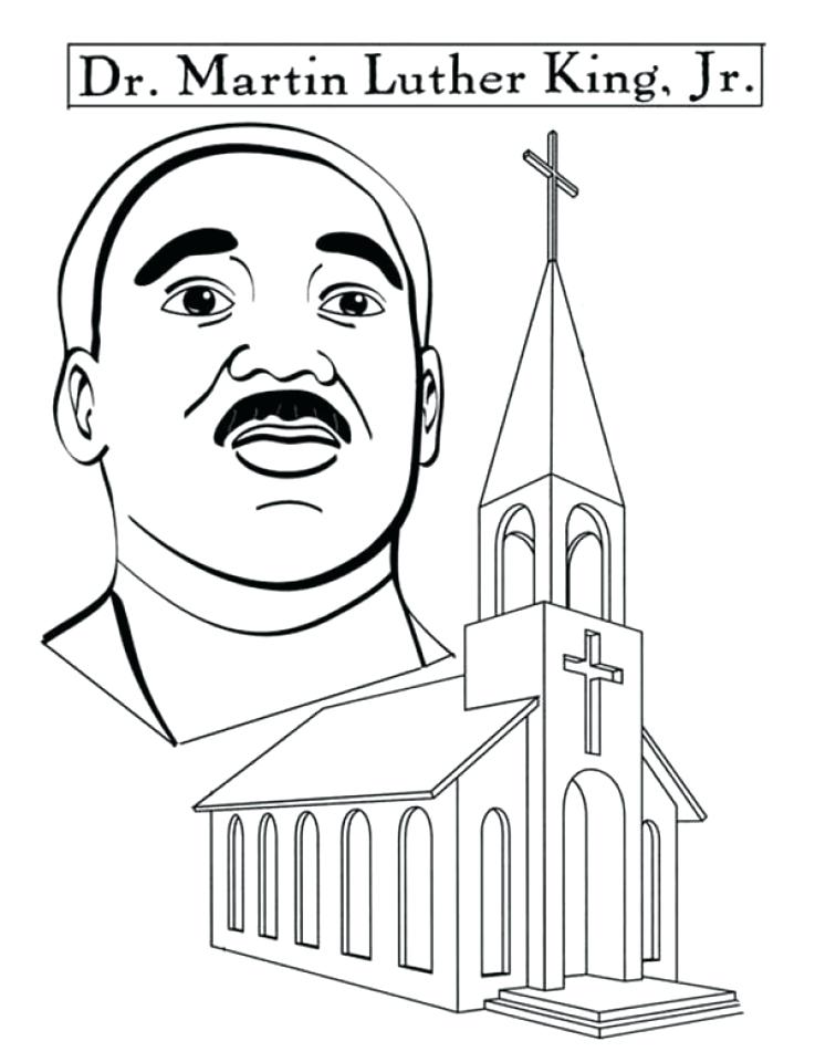 737x960 Martin Luther Coloring Page Preschool Of Martin King Jr Coloring