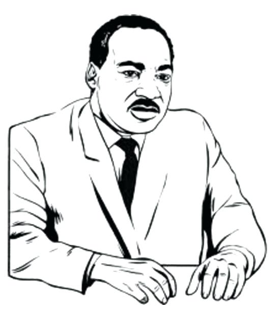 550x617 Martin Luther King Printable Coloring Pages Martin King Coloring