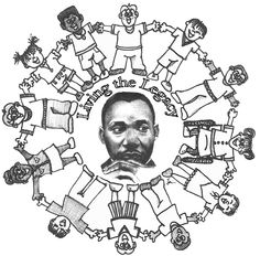 236x232 Martin Luther King S Coloring Page Free Download