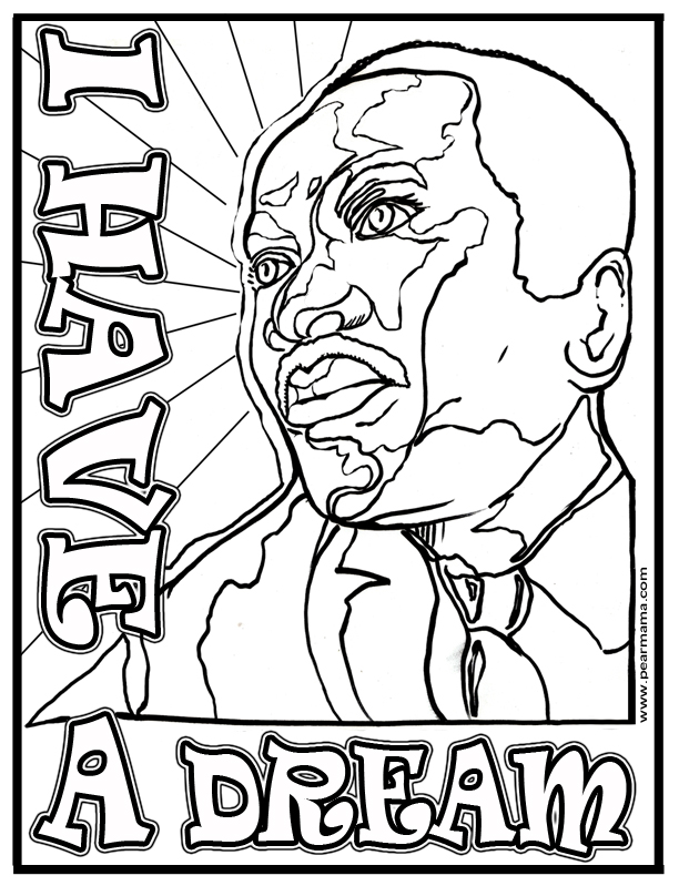 612x799 I Have A Dream Coloring Pages I Have A Dream Mlk Coloring Page