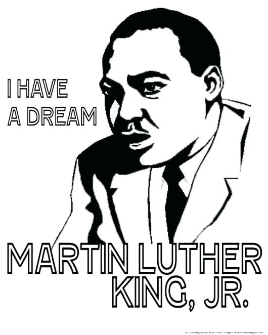 530x662 Imagen De Martin Luther King Para Colorear Martin King Jr Coloring