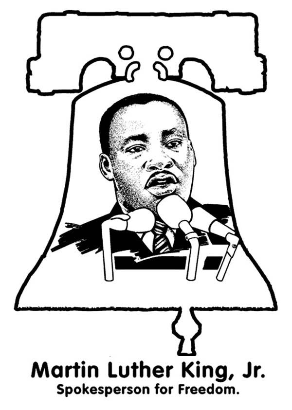 600x843 Martin Luther King Coloring Pages Free