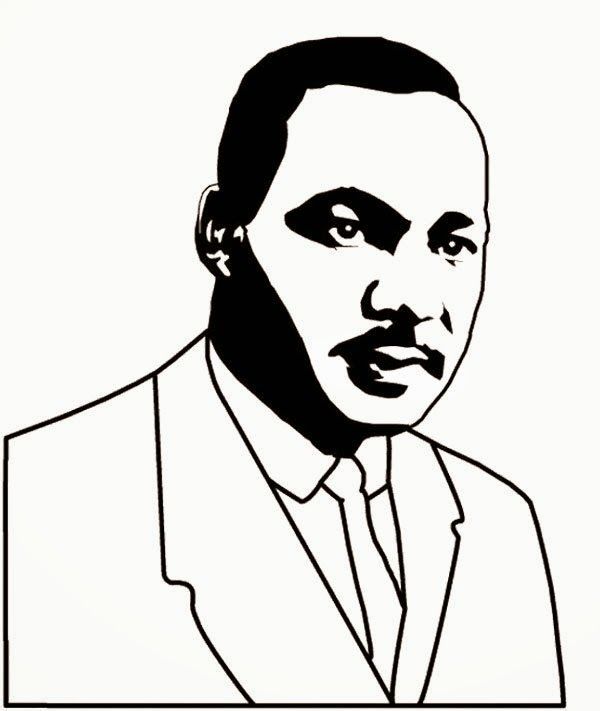 600x711 Martin Luther King Jr Coloring Page From Usa Printables