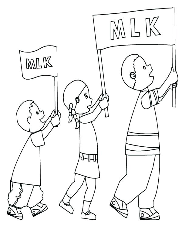 600x800 Mlk Coloring Page Coloring Pages Martin King Quotes Coloring Page