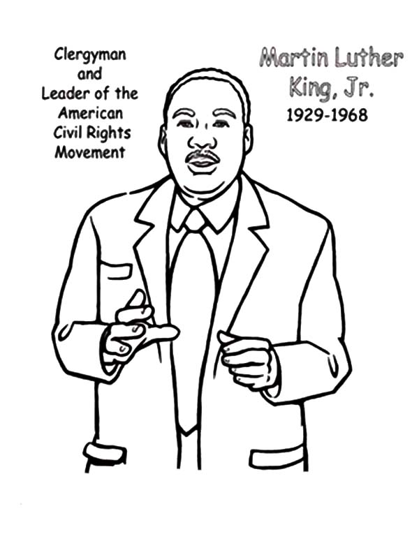 600x775 Martin Luther King Jr Coloring Pages