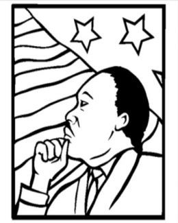 260x325 Martin Luther King Jr Coloring Pictures Pages For Use