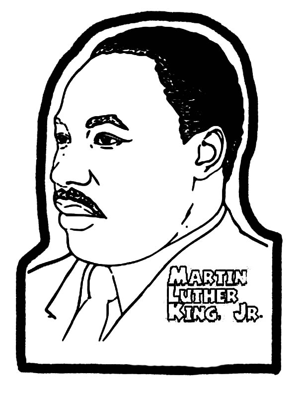 600x794 Martin Luther King Jr Coloring Pages