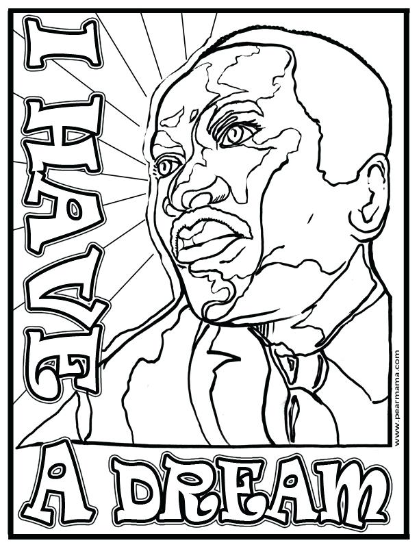 612x799 Coloring Pages Of Martin Luther King Jr Vanda
