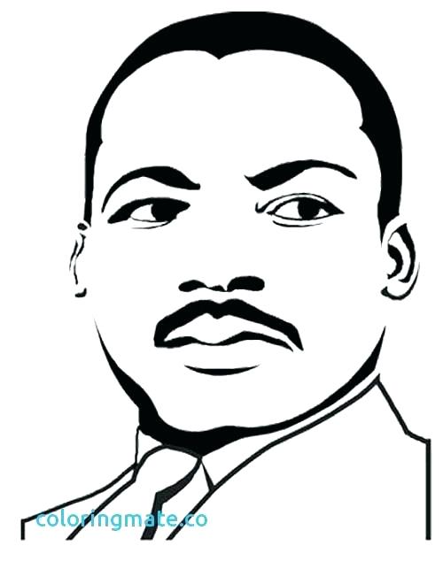 500x643 Martin Luther King Jr Coloring Pages Martin King Jr Coloring