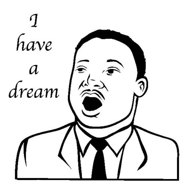 600x612 Dr King Coloring Pages Printable Martin Luther King Coloring Pages