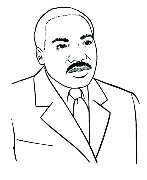 Martin Luther King Jr Coloring Pages Printable at GetDrawings | Free ...