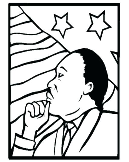 426x533 Dr Martin Luther King Coloring Pages