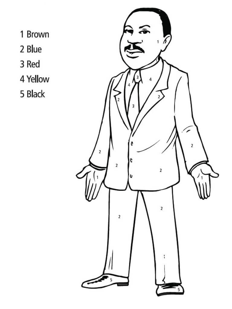 768x1024 Free Printable Martin Luther King Jr Day Coloring Pages Mlk