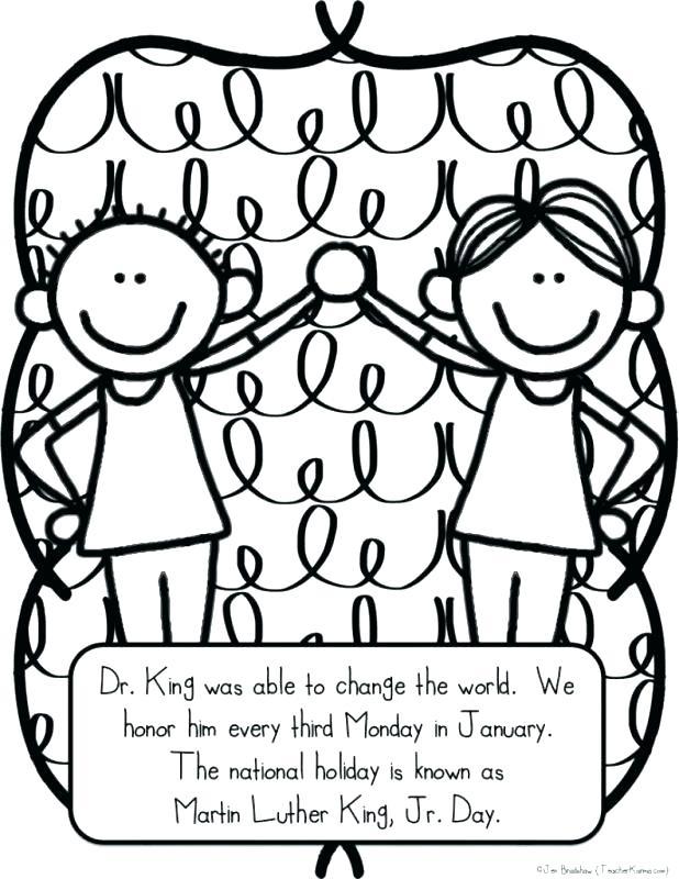 618x800 Mlk Coloring Pages Free