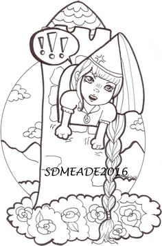 236x357 Digital Stamp Kitty Martini,dult Coloring Page, Kitty