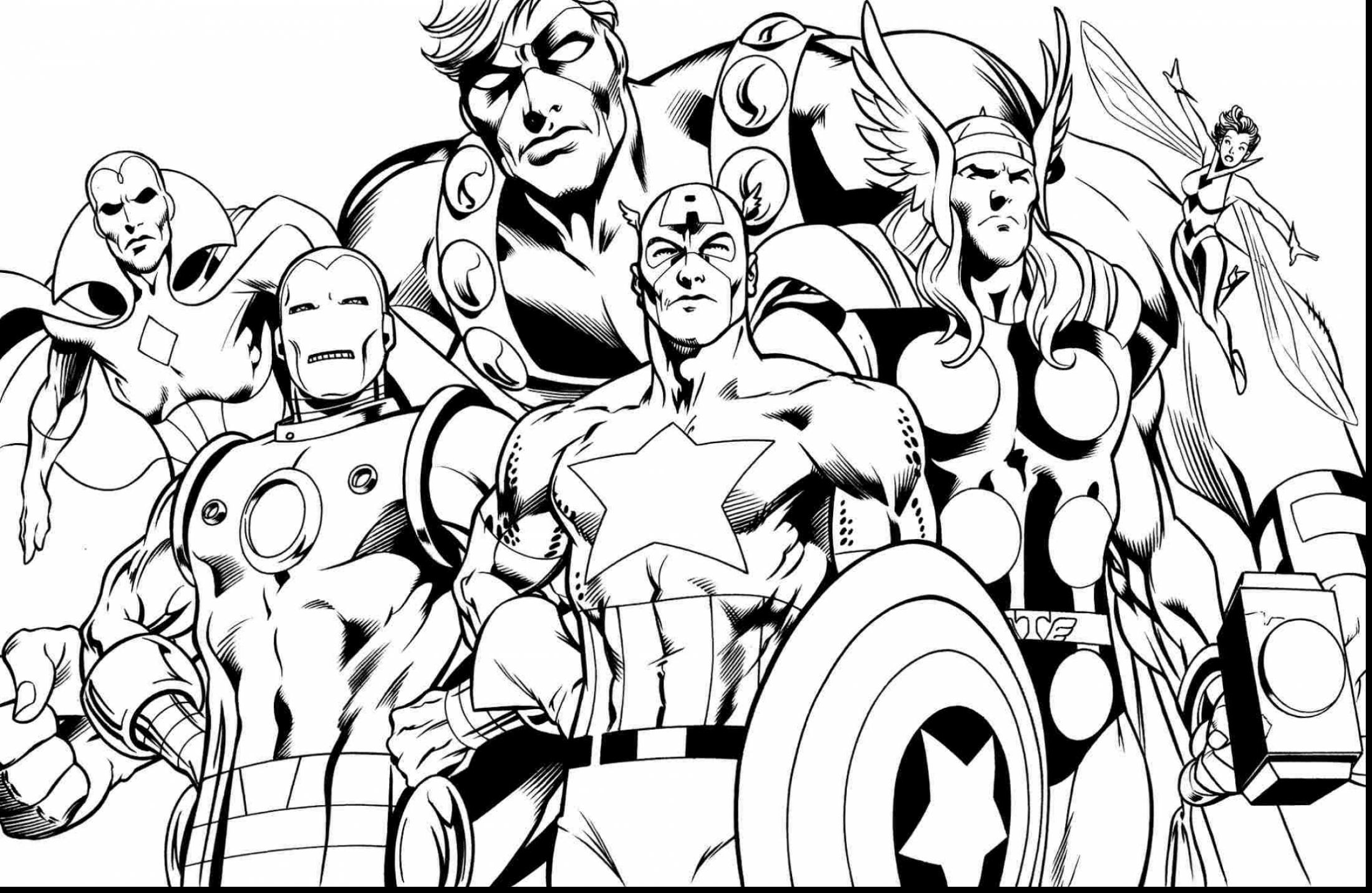 2200x1433 Avengers Coloring Page Marvel Pages Lovely The Impressive Awesome