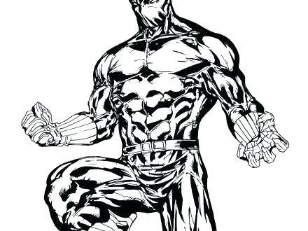 440x330 Panthers Coloring Pages Panther Coloring Page New Black Panther