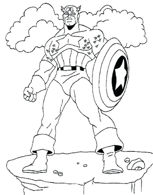 520x663 Printable Marvel Coloring Pages Vanda