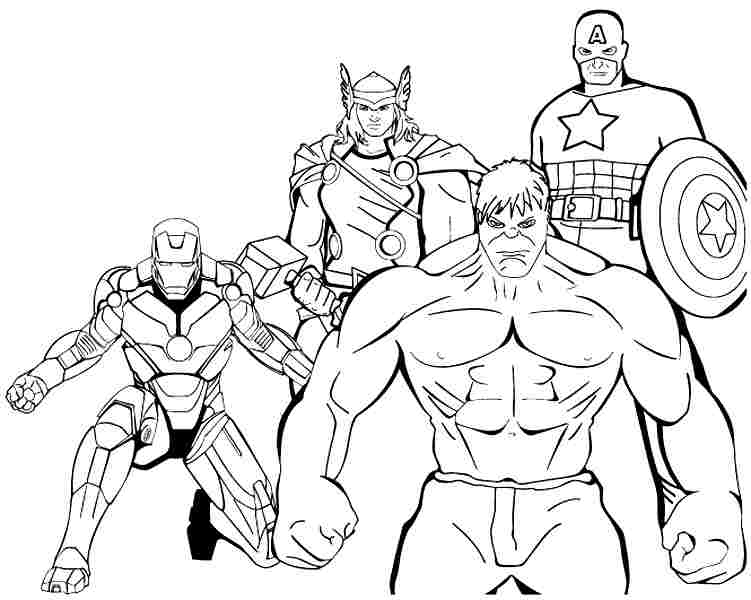751x600 Marvel Superhero Coloring Pages Superheroes Coloring Pages