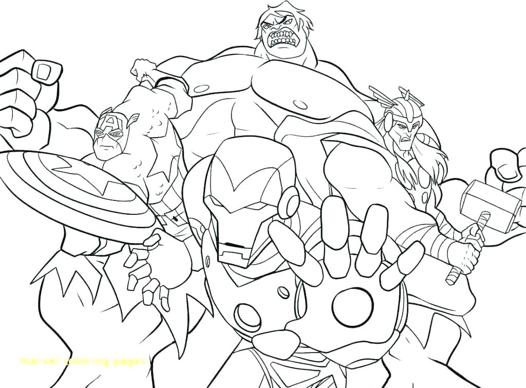 1024x755 Marvel Heroes Coloring Pages