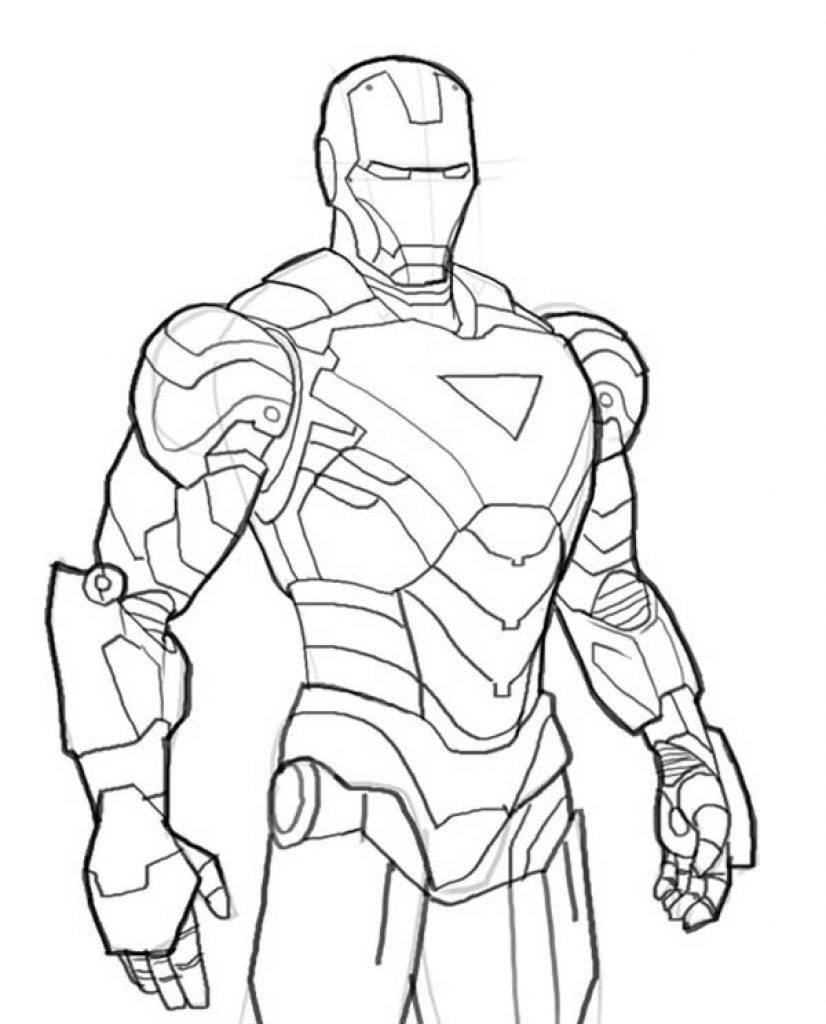 826x1024 New Printable Iron Man Colouring Pages Free Coloring Pages Download