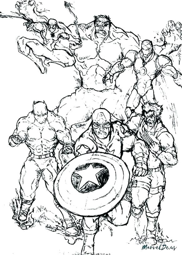 582x817 Coloring Page Avengers Coloring Pages Special Marvel Coloring