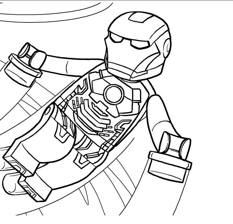 789x758 Lego Marvel Printable Coloring Pages