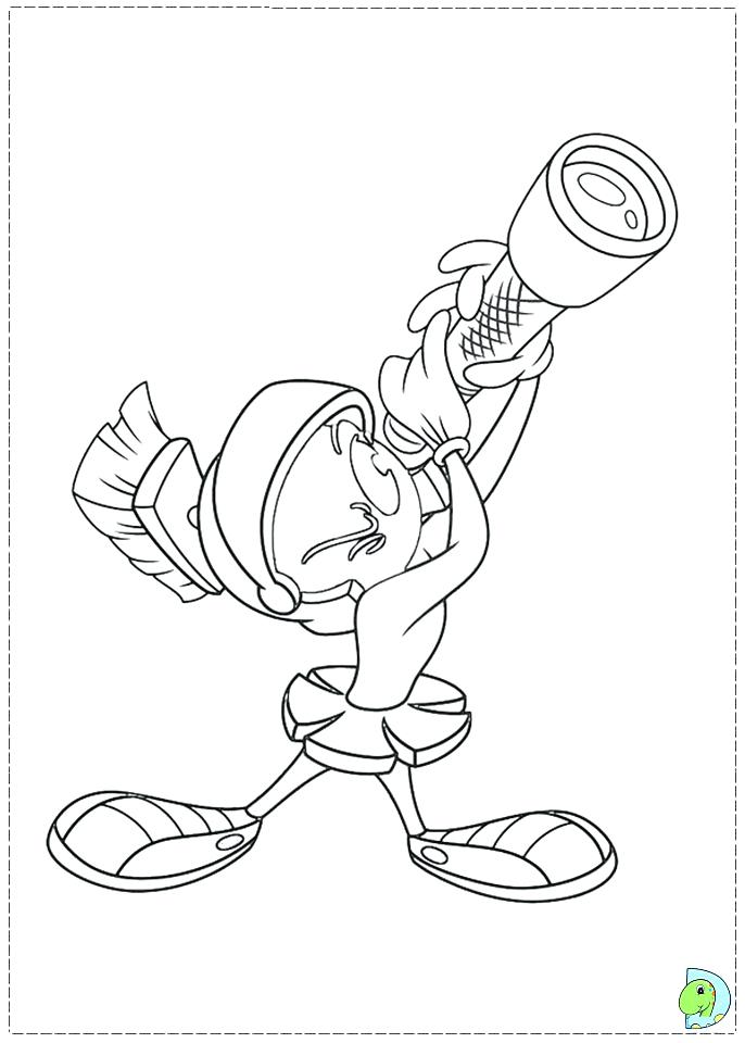 686x960 Marvin The Martian Coloring Pages