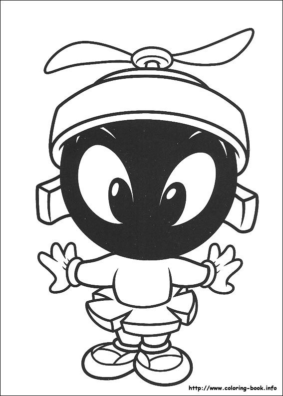 567x794 Baby Looney Tunes Coloring Picture