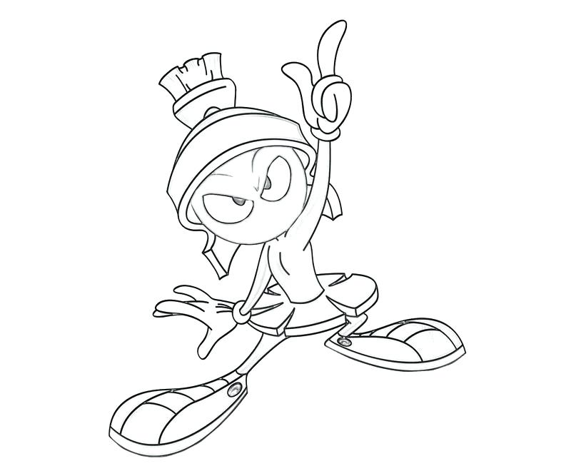 800x667 Marvin The Martian Coloring Pages Place For Coloring For Kids