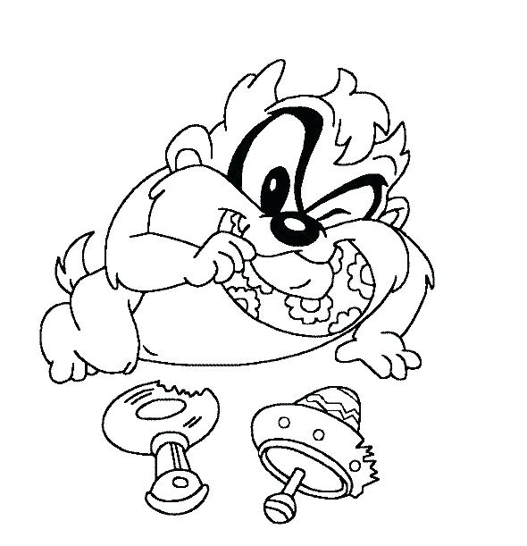 590x611 Inspiring Marvin The Martian Coloring Pages Colouring Page Devil