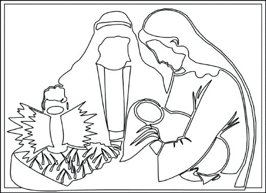 520x377 Mary Joseph Coloring Pages Kids Coloring And Coloring Pages