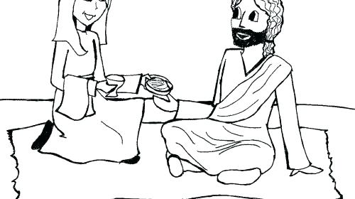 500x280 Mary And Martha Coloring Page And Coloring Page And Coloring Page