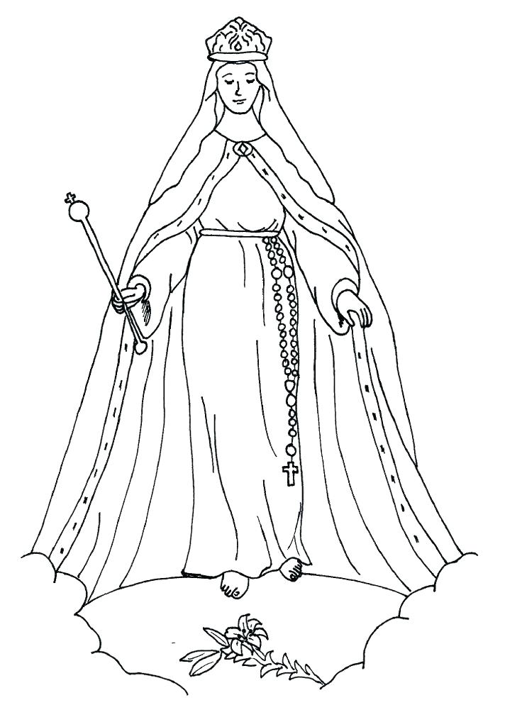 736x1018 Free Coloring Pages Of Mother Mary