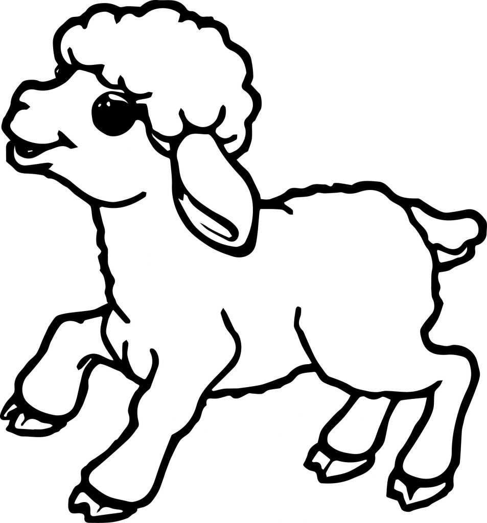 953x1024 Lambng Page Fine Little Lost Sheep Pages Free Printable