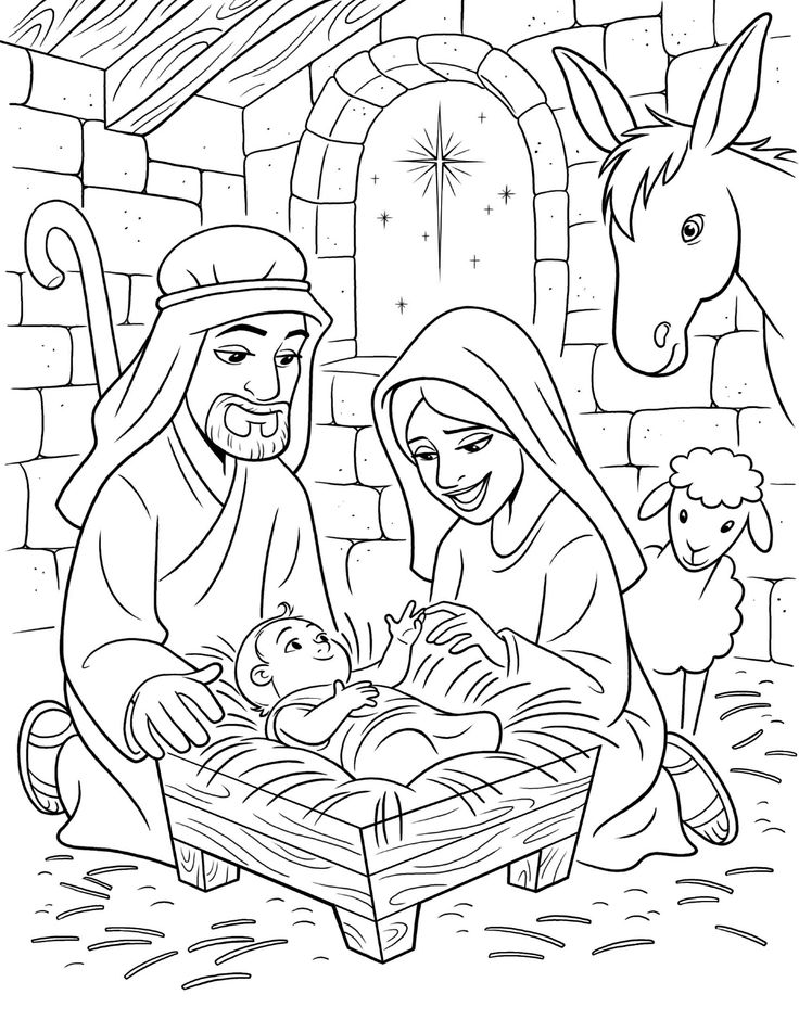 736x952 Christian Pictures To Color Joseph Coloring Page