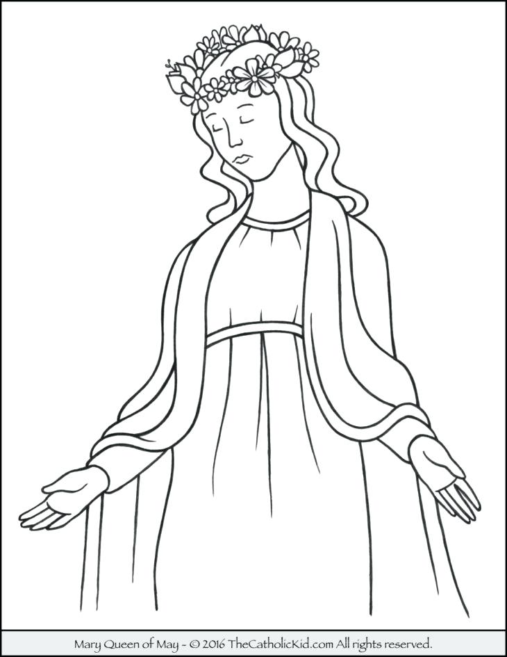 730x945 Mary Jesus Mother Coloring Pages Pictures Free Download Wisekids