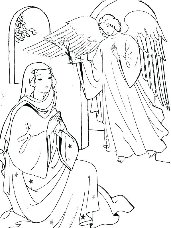600x801 Mary Mother Jesus Coloring Pagesd Coloring Pages Story