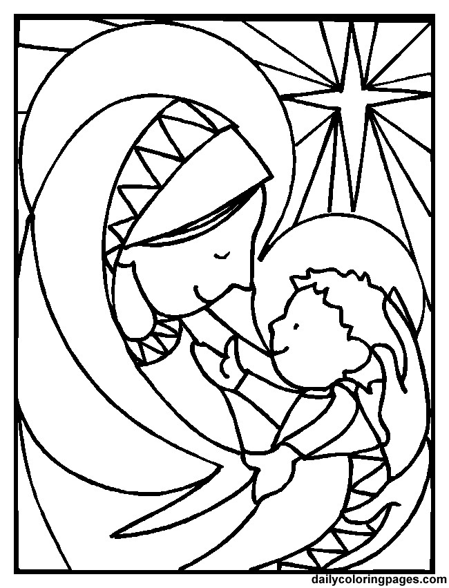 650x851 Mary Mother Of Jesus Coloring Pages Book