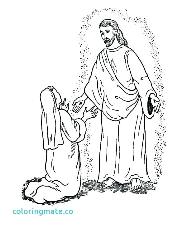 600x734 Mother Mary Coloring Pages Seven Sorrows Coloring For Month