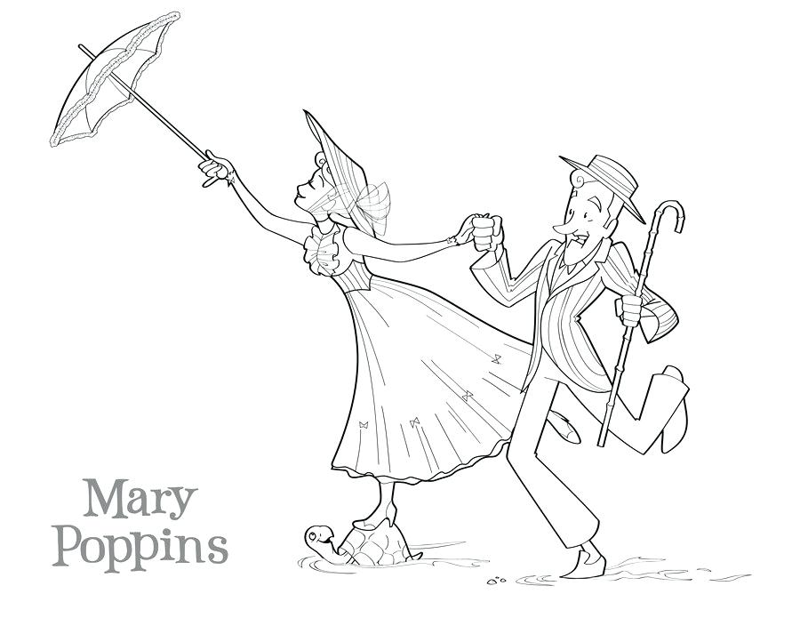900x695 Mary Poppins Coloring Pages Coloring Page