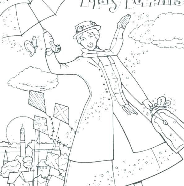 594x600 Mary Poppins Coloring Pages Coloring Page Coloring Page Coloring