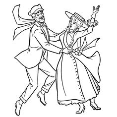 236x236 Mary Poppins Coloring Pages Coloring Disney