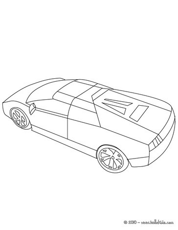 364x470 Ferrari Coloring Pages