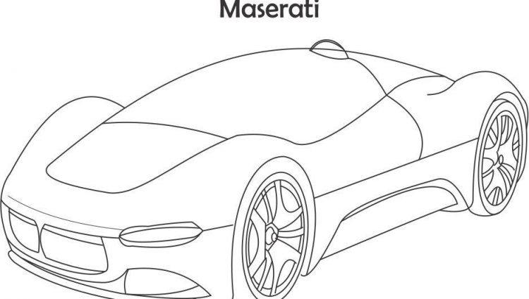 750x425 Maserati Coloring Pages Super Car Maserati Coloring Page For Kids