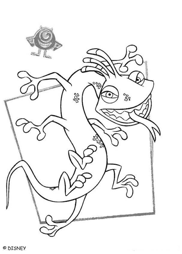 607x850 Monsters, Inc Coloring Pages