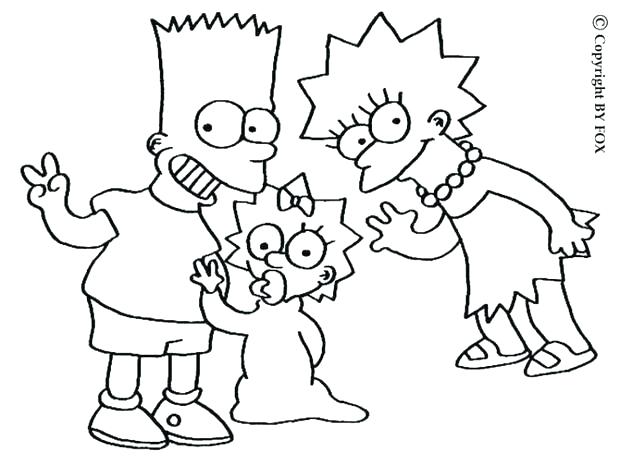 620x465 The Simpsons Coloring Book Coloring Pages Skateboard Colouring