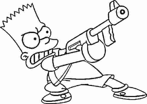 567x403 Gangsta Coloring Pages Homer Gangsta Colouring Pages Coloring